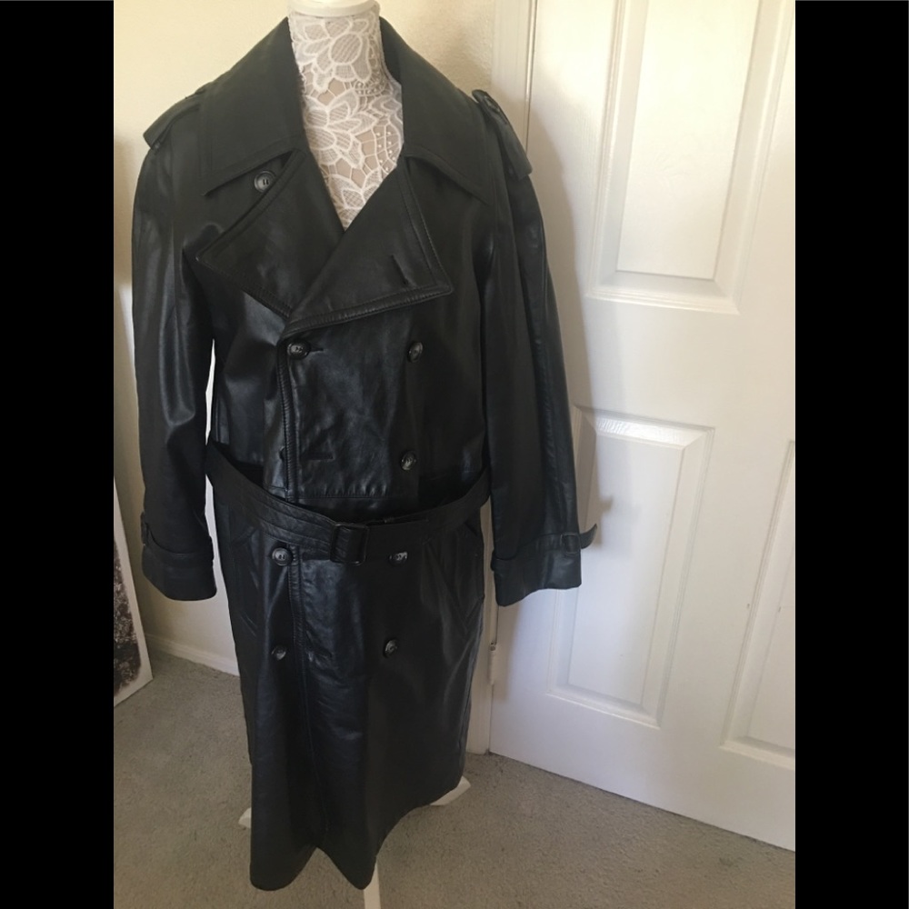 Breier of Amsterdam Leather duster men’s